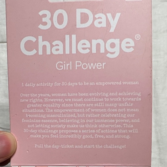 DOIY 30-Day "Girl Power" Challenge Box NWT Daily Activity Cards - Picture 3 of 8